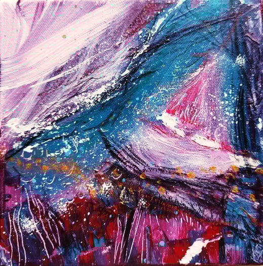 Elisabeth Augendre artiste peintre en Ariège acrylique impressionnisme jardins aquatiques, l'océan 14