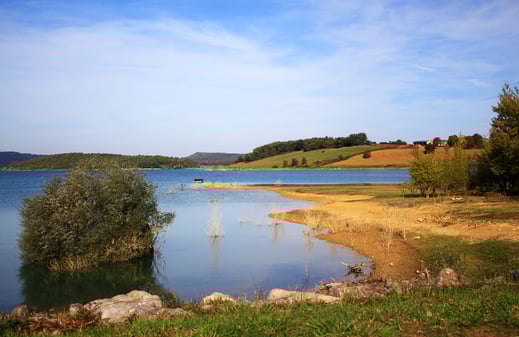 Lac de Montbel - VTT Aude en Pyrénées
