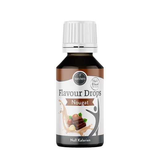 borchers Flavour Drops Nougat 30 ml in Dosierflasche