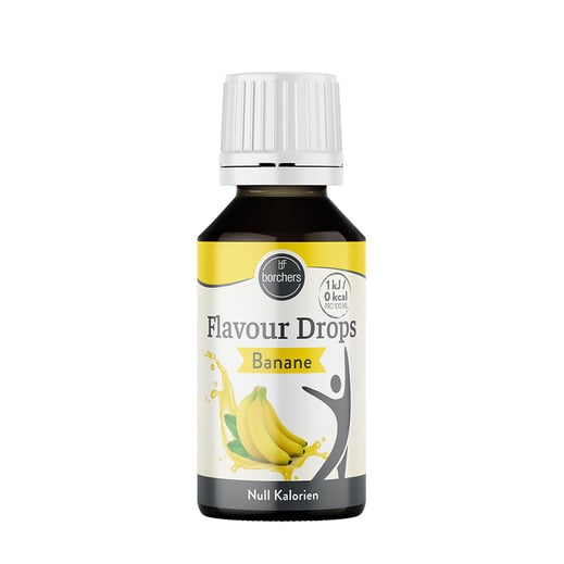 borchers Flavour Drops Banane 30 ml in Dosierflasche