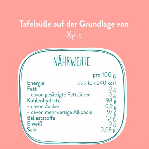 Nährwerttabelle Gelier Schugga