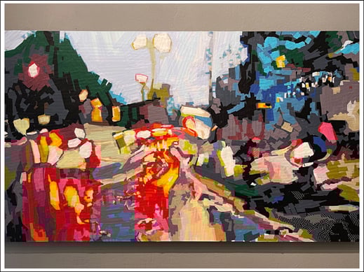 Moderne Kunst rfzk Nürnberg Tape Art Evi Kupfer