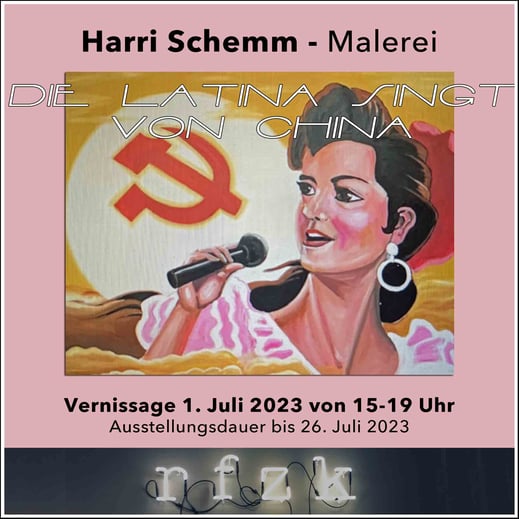 Vernissage Kunstausstellung Harri Schemm Galerie rfzk feller in Nürnberg