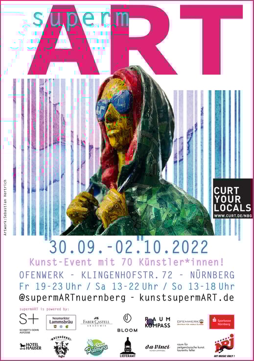 supermART 2022 - Kunstevent im OFENWERK Nürnberg von rfzk feller