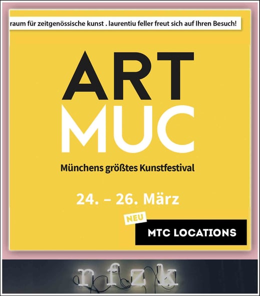 Galerie rfzk aus Nürnberg auf der ARTMUC Kunstmesse in München März 2023