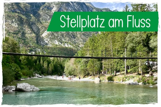Hundefreundlicher Campingplatz am Fluss Soca Slowenien Naturcamping