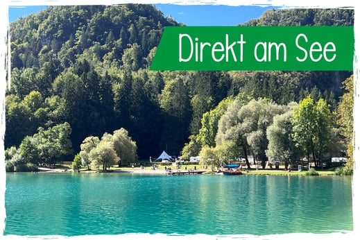 Camping Bled Slowenien, direkt am Bleder See, hundefreundlich