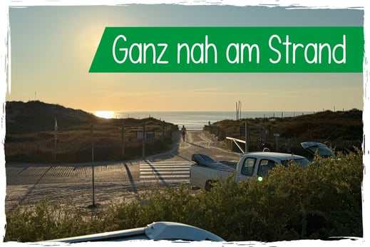 Camping mit Hund Frankreich Atlantik Montalivet am Strand Surfen Wassersport