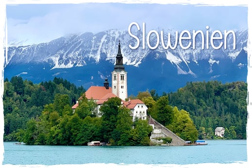 Camping mit Hund Slowenien Bleder See Insel 