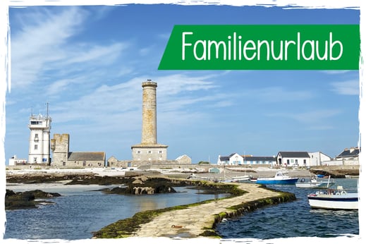 Familiencamping mit Hund Bretagne Yelloh! am Strand