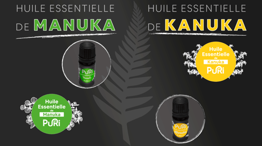 Huiles Essentielles de Manuka et Kanuka de Nouvelle-Zélande, flacons de 5ml