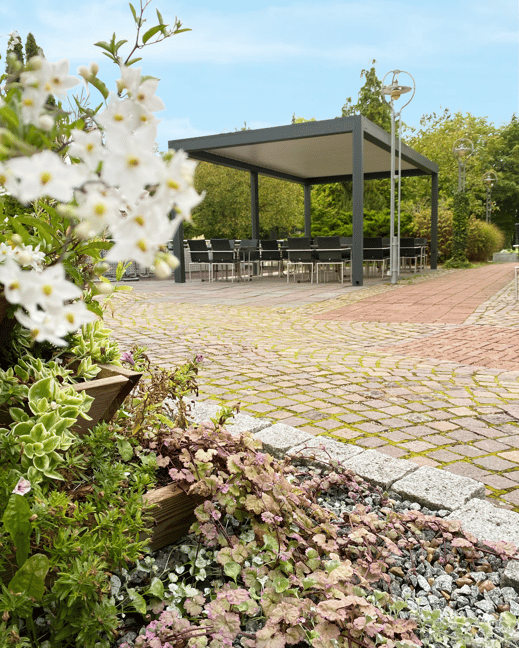 Terrassendach, Lamellendach in Bad Füssing, Niederbayern