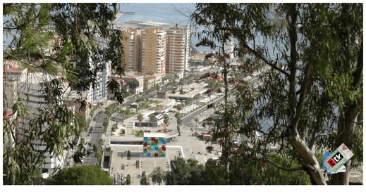 Museo Pompidou en el Puerto de Málaga