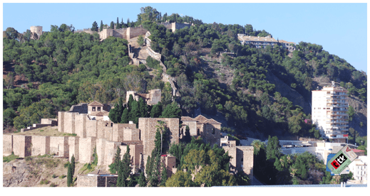 Aérea del Monte gibralfaro