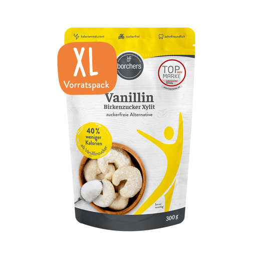 borchers Vanillin Birkenzucker 300 g Xylit im Standbeutel