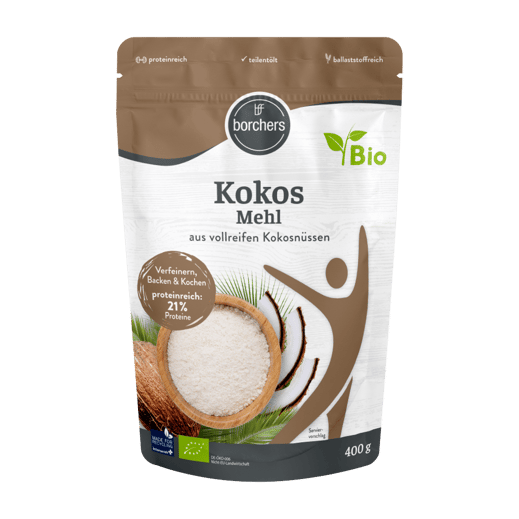 borchers Kokosmehl 400 g im Standbeutel