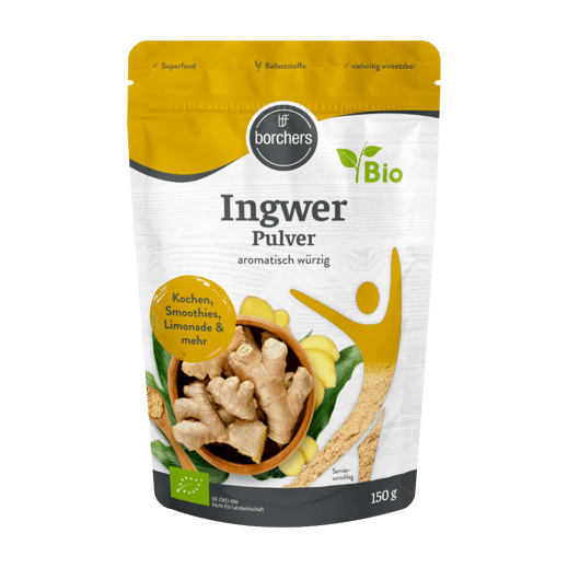 borchers Ingwer Piulver 150 g im Standbeutel