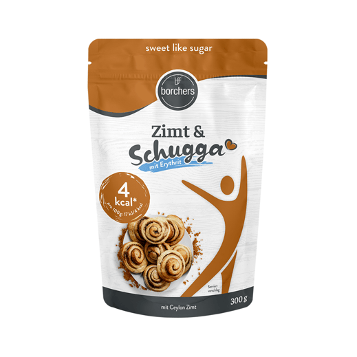 borchers Zimt & Schugga 300 g Erythrit im Standbeutel