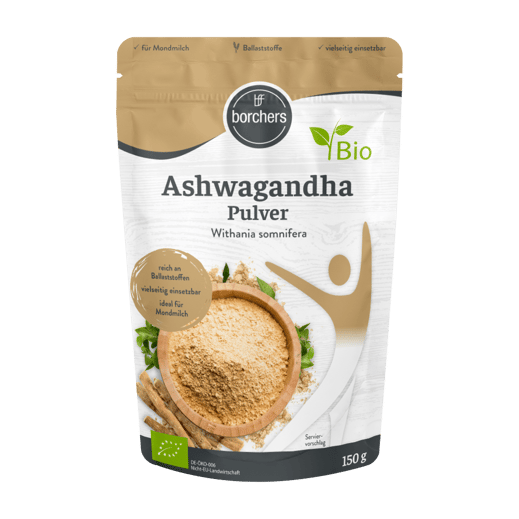 borchers Ashwagandha Pulver 150 g im Standbeutel