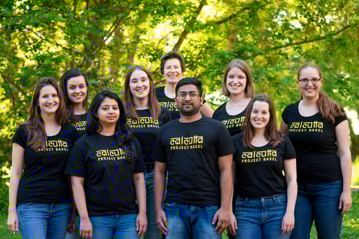 Mitglieder des Pr- und Fundraising-Team des Calcutta Project Basel 