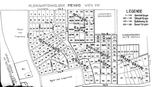 Siedlung Mexiko Plan 1955