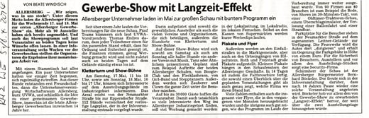 Artikel: Roth-Hilpoltsteiner Volkszeitung, 5./6. April 2014