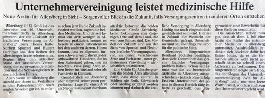 Artikel, Donaukurier, 22. April 2015