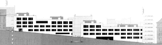 Die Überbauung Herrenacker Süd soll neu auf der Höhe Ringkengässchen unterbrochen und die Fassadenkante oben zurückversetzt werden.