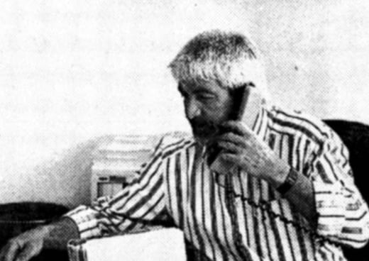 Wichtiger Mann: Willi Winter, Leiter der Baumalerei.