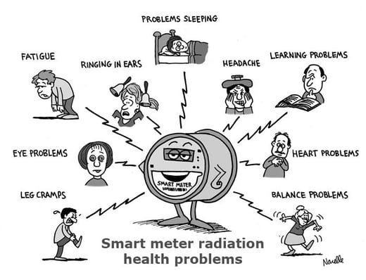 Smart meter raiation health problems