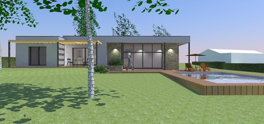 Hervé Brémaud - Maître d'oeuvre bâtiment à Poitiers, conception et construction de maisons à ossatures bois et contemporaines