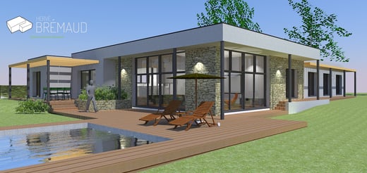 Hervé Brémaud - Maître d'oeuvre bâtiment à Poitiers, conception et construction de maisons à ossatures bois et contemporaines