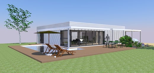 Hervé Brémaud - Maître d'oeuvre bâtiment à Poitiers, conception et construction de maisons à ossatures bois et contemporaines