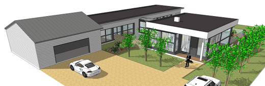 Hervé Brémaud - Maître d'oeuvre bâtiment à Poitiers, conception et construction de maisons à ossatures bois et contemporaines