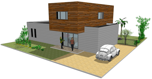 Hervé Brémaud - Maître d'oeuvre bâtiment à Poitiers, conception et construction de maisons à ossatures bois et contemporaines