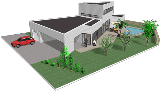 Hervé Brémaud - Maître d'oeuvre bâtiment à Poitiers, conception et construction de maisons à ossatures bois et contemporaines