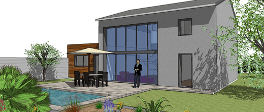 Hervé Brémaud - Maître d'oeuvre bâtiment à Poitiers, conception et construction de maisons à ossatures bois et contemporaines