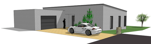 Hervé Brémaud - Maître d'oeuvre bâtiment à Poitiers, conception et construction de maisons à ossatures bois et contemporaines