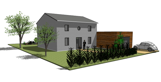 Hervé Brémaud - Maître d'oeuvre bâtiment à Poitiers, conception et construction de maisons à ossatures bois et contemporaines