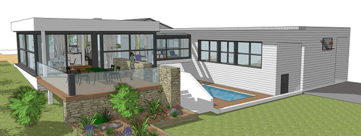 Hervé Brémaud - Maître d'oeuvre bâtiment à Poitiers, conception et construction de maisons à ossatures bois et contemporaines