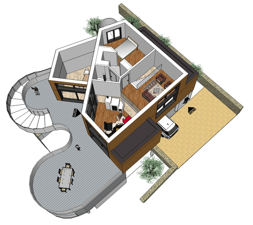 Hervé Brémaud - Maître d'oeuvre bâtiment à Poitiers, conception et construction de maisons à ossatures bois et contemporaines