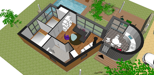 Hervé Brémaud - Maître d'oeuvre bâtiment à Poitiers, conception et construction de maisons à ossatures bois et contemporaines