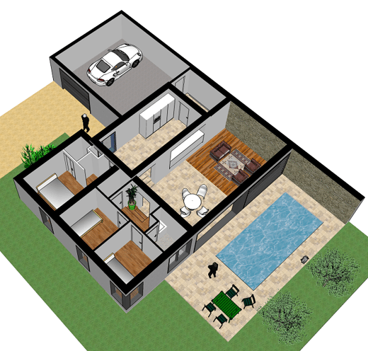 Hervé Brémaud - Maître d'oeuvre bâtiment à Poitiers, conception et construction de maisons à ossatures bois et contemporaines