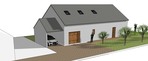 Hervé Brémaud - Maître d'oeuvre bâtiment à Poitiers, conception et construction de maisons à ossatures bois et contemporaines