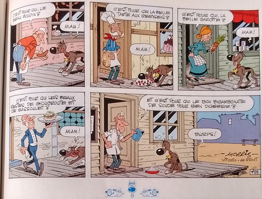 Rantanplan, le "bêtisier 4", page 19