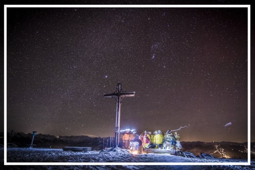 Sternenhimmel Radstadt Rossbrand Winternacht Schladming Obertauern Flachau