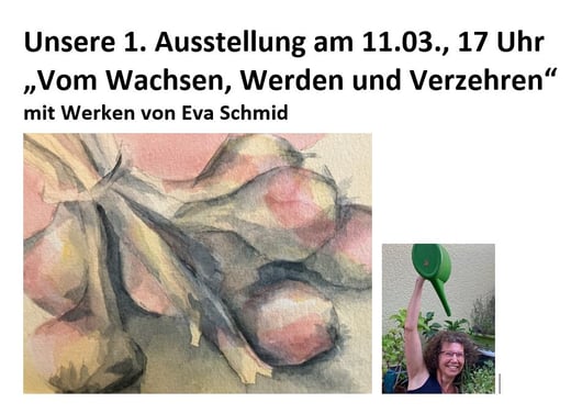 Die Bilder von Eva Schmid werden von 11. März bis 6. Mai im Laden ausgestellt