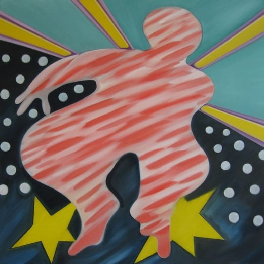 SAPRI, Öl auf Leinwand, 100 cm x 100 cm