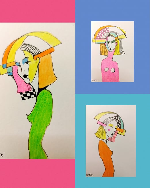 Postkarten " true colors" 