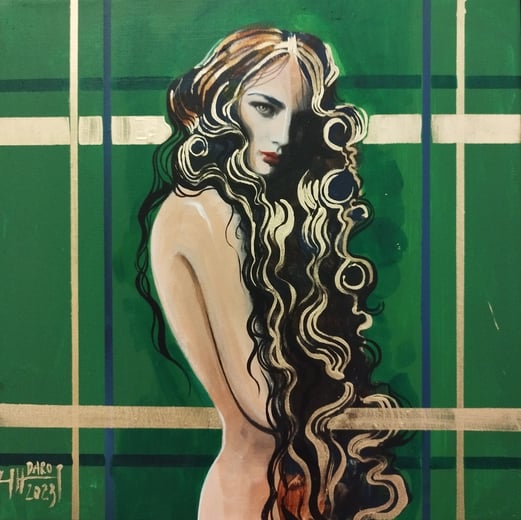 This Magic Moment 30x30cm #acrylgoldmixedmedia